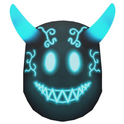 Glowing Blue Smile Mask Roblox Item Rolimon S