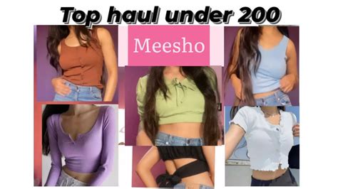 Meesho Affordable Summer Tops Haul Trendy Starting Under