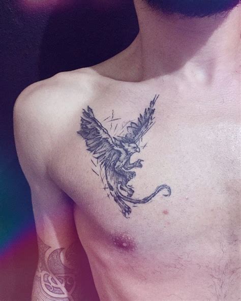 Hippogriff Fine Line Tattoos Bee Tattoo Tiger Tattoo