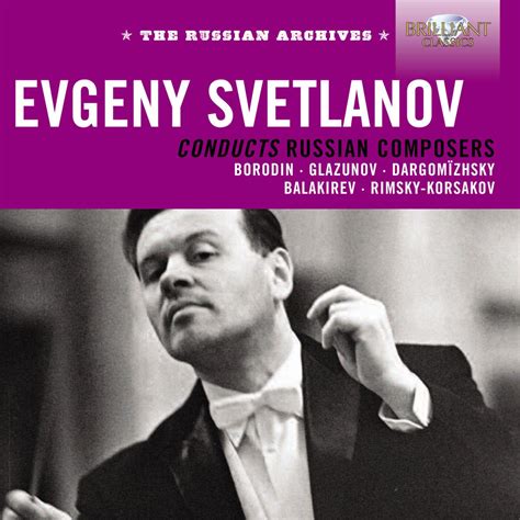 Evgeny Svetlanov Cinducts Russian Composer Sventlanov Evgeny Ussr