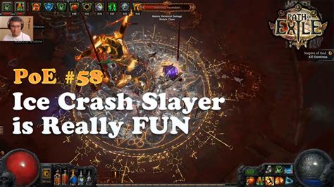 Path Of Exile Ice Crash Slayer Is Really FUN Merciless Dominus