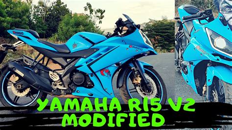 Yamaha R V Stickers Modified Full Wrap Youtube