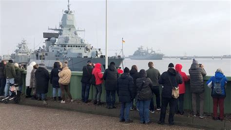 Marineschiff Frankfurt am Main zurück in Wilhelmshaven NDR de