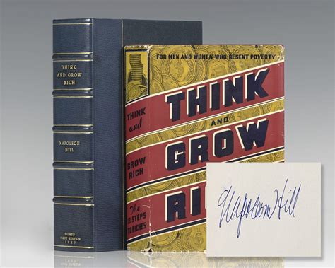 Think and Grow Rich Napoleon Hill First Edition Signed