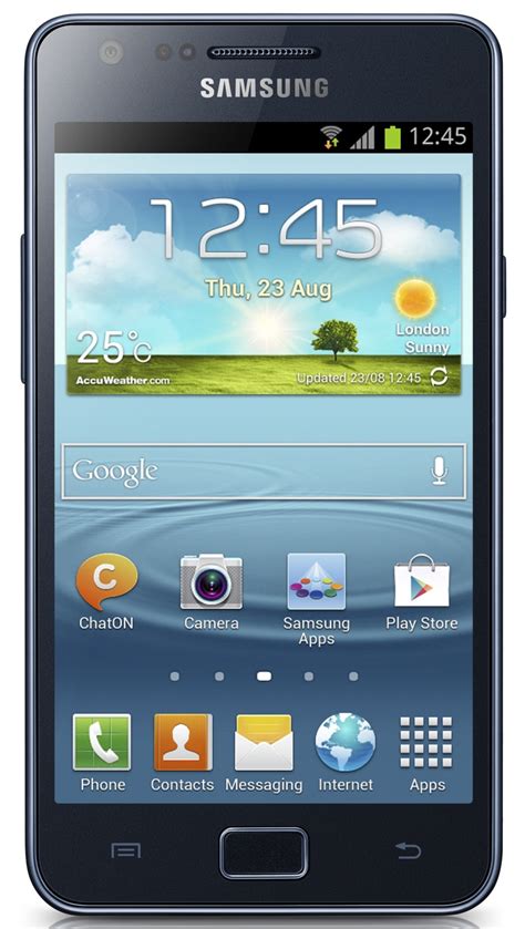 Samsung Galaxy S II Plus Blauw Kenmerken Tweakers