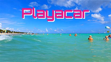 Mexico 🇲🇽 Playacar Beach 🏖️ Playa Del Carmen Riviera Maya - YouTube