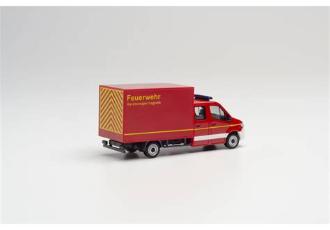 Herpa Mercedes Benz Sprinter Neue Doppelkabine Mit Koffer