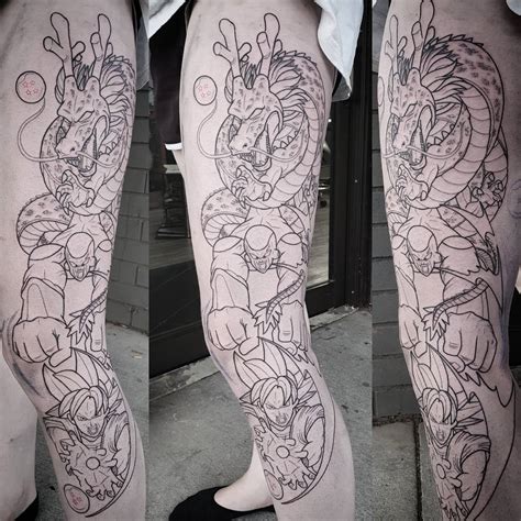 Shenron Tattoo Ideas Featuring Iconic Dragon Imagery