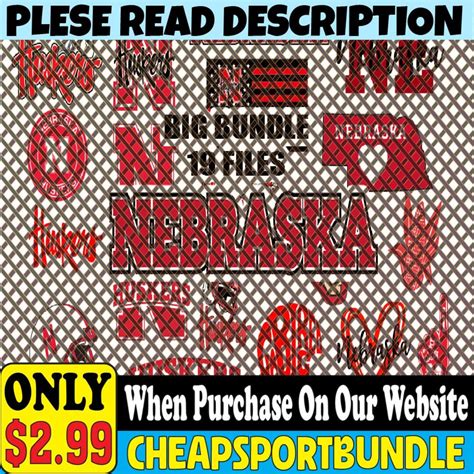 Nebraska Huskers Football Team Svg Nebraska Huskers Svg Etsy