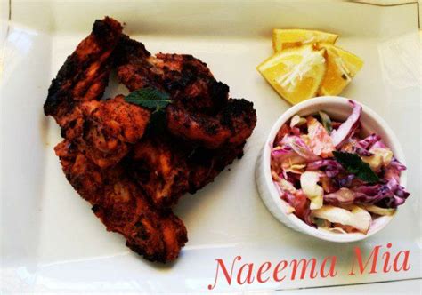 Chicken Tikka With Apple Slaw Recipe By Naeema Mia Recept