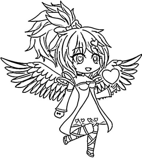 Angel Gacha Life Coloring Pages Gacha Life Coloring Pages P Ginas The