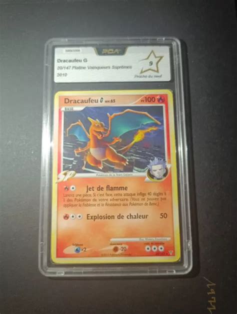 Carte Pok Mon Dracaufeu Platine Vainqueurs Supr Mes Fran Ais