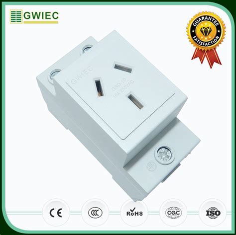 Standard Grounding Din Rail Outlet Modular Socket Price