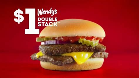 Wendys Double Stack Tv Commercial Get It For A Dollar Ispottv