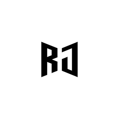 Vector Del Logotipo De Rj Vector Premium