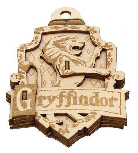 Harry Potter Incredibuilds Emblematics Griffindor Wooden Puzzle