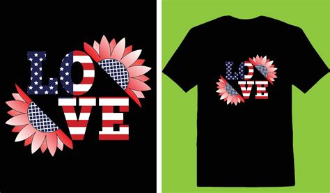 Love T Shirt Design 23365485 Vector Art At Vecteezy