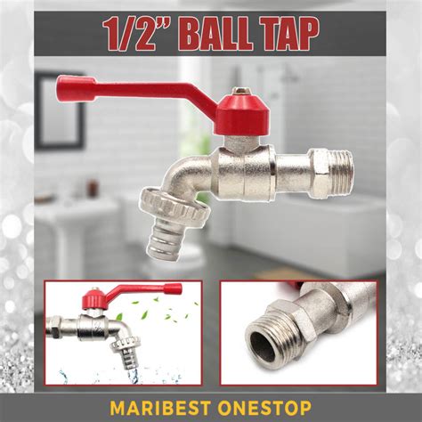 15mm 12 Heavy Duty Ball Tap For Washing Machine Tap Bathroom Tap