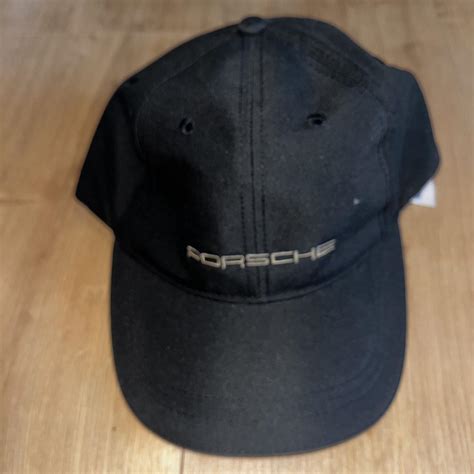 Porsche Design Men's Black Hat | Depop