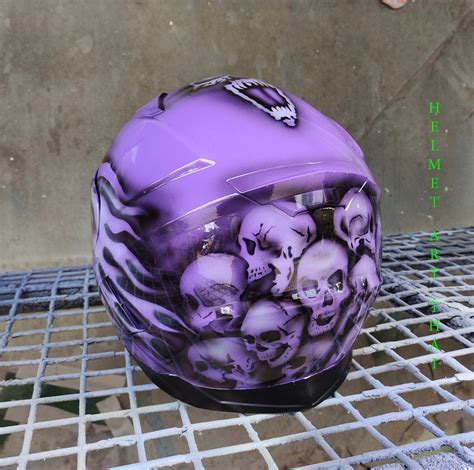 Custom Airbrushed Motorcycle Helmet Etsy