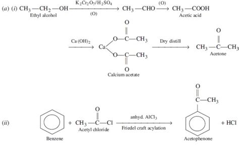 (a) How will you bring about the following conversions? (i) Ethanol to ...