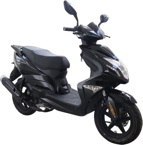 Roller AGM Fighter R8 50 Sport 45 Km H Schwarz Euro 5 4Takt 50ccm