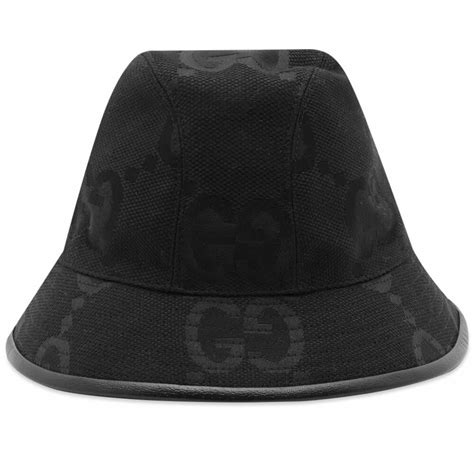 Gucci Men S Tonal Jumbo GG Fedora Hat In Black Gucci