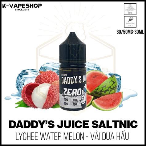 Daddys Juice Ml Mr Zero Lychee Watermelon V I D A H U Mg