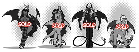 Fall Themed Off Base Succubi Adoptables Open By Twisteddisaster On