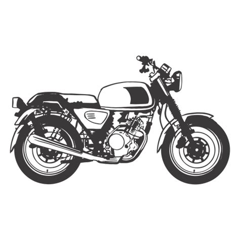 Motorbike Filled Stroke Png And Svg Design For T Shirts