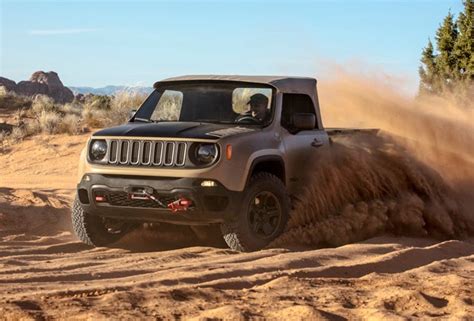 Comanche Concept Makes The Jeep Renegade Into A Truck Off