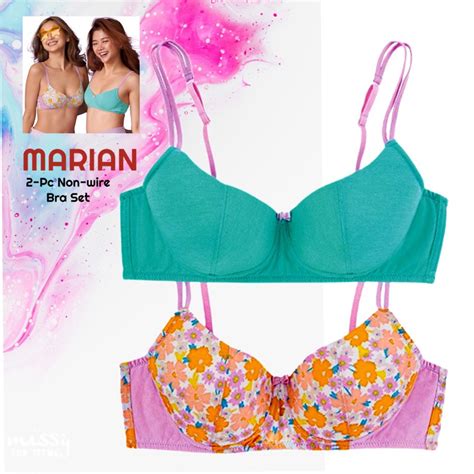 Avon Cove 2pc Non Wire Bra Set Blossom Lucy Serene Marian Vanna