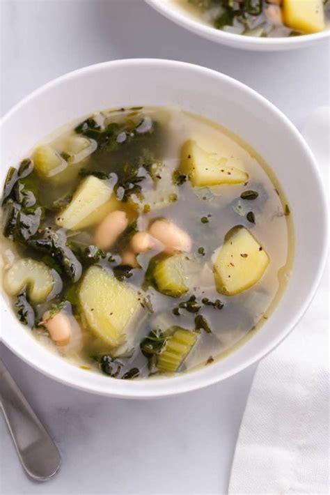 Kale Soup | With Potato And Cannellini Beans • A Sweet Pea Chef