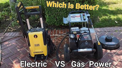 Electric Vs Gas Pressure Washer Which Is Better YouTube