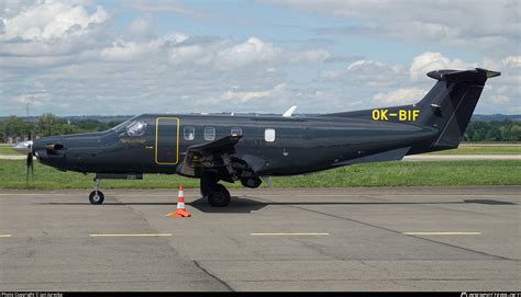 OK BIF OK Aviation Wings Pilatus PC 12 NGX PC 12 47E Photo By Jan