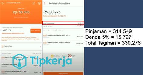 Pengalaman Telat Bayar Shopee Paylater 2 Bulan Denda DC