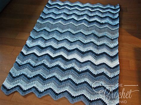 Ravelry Beans And Bobbles Chevron Afghan Pattern By Jeanne Steinhilber