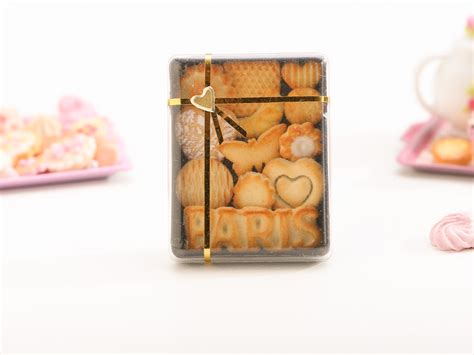 Miniature Food | Gift Box of French Butter Cookies from Paris – Paris Miniatures