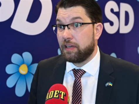 Jimmie Åkesson Nyheter Om Partiledaren För Sverigedemokraterna