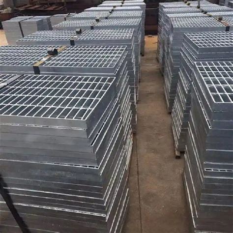 Hot Dipped Galvanised Mild Steel Trench Covers Metal Grate Steel Bar