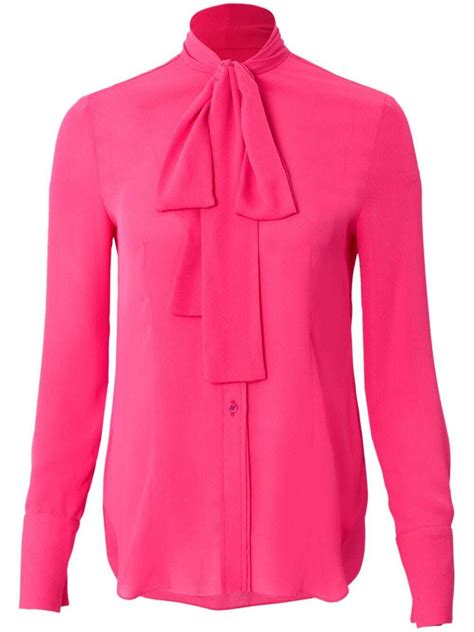 Carolina Herrera Pussy Bow Tops Editorialist