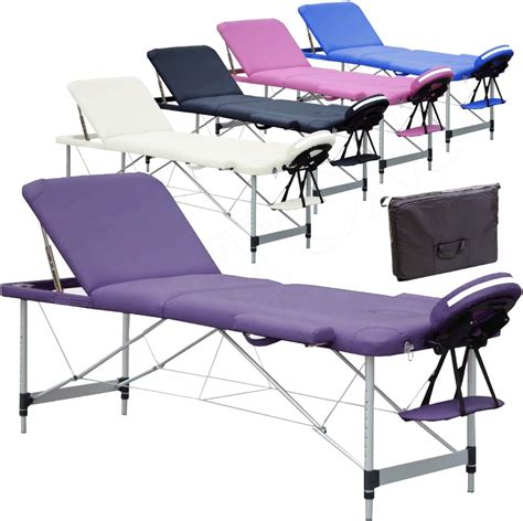 Kesser® Table De Massage Mobile Pliable And Réglable En Hauteur 3 Zones