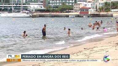 RJ1 TV Rio Sul Moradores E Turistas Curtem As Praias De Angra Dos