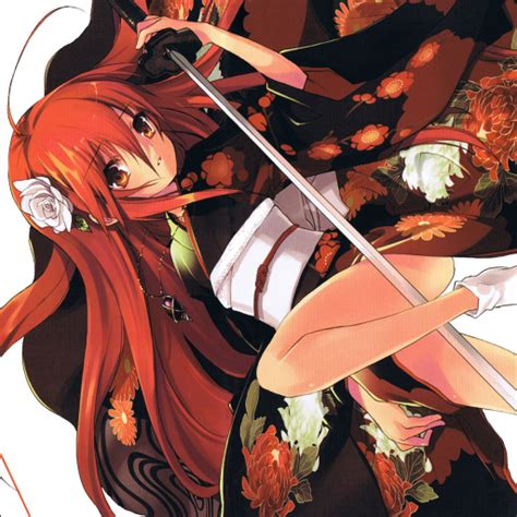 Download Long Hair Red Hair Katana Sword Weapon Kimono Shakugan No