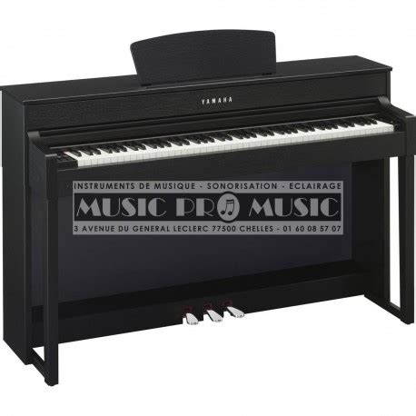 Yamaha Clp B Piano Num Rique Noir Satin Avec Meuble