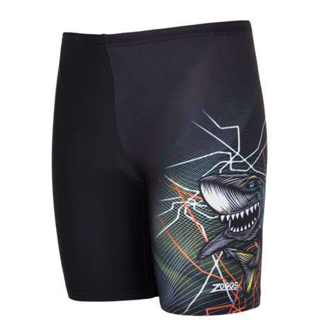 Zoggs Boys Shark Break Mid Jammer Boys Jammer Swimwear Au