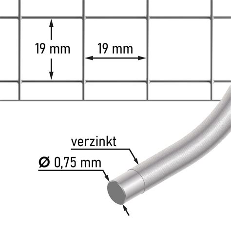 M Voss Farming Volierendraht Drahtgitter H He Cm X X Mm