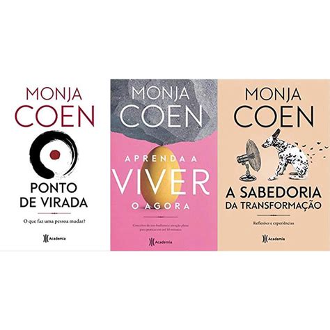 Kit Livros Monja Coen Ponto De Virada Aprenda A Viver Submarino