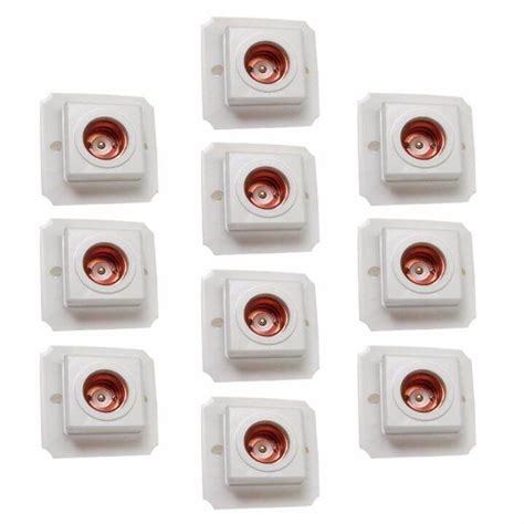 EELIC FIG 777 10 PCS Fitting Lampu Plafon Segi Empat Modern Rumah Lampu