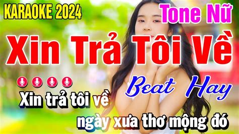 Karaoke Xin Tr T I V Tone N Nh C S Ng Rumba D H T Karaoke Nh T